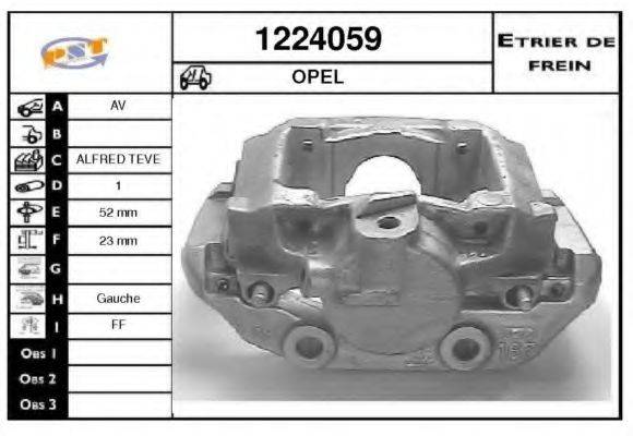 SNRA 1224059 Гальмівний супорт