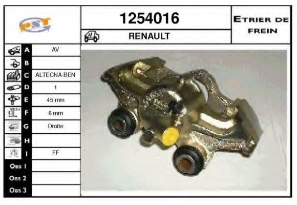 SNRA 1254016 Гальмівний супорт