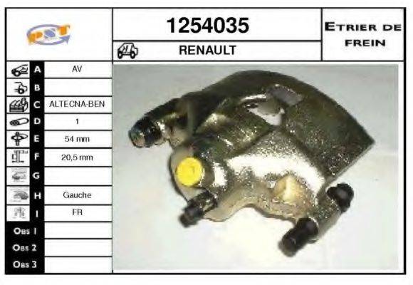 SNRA 1254035 Гальмівний супорт