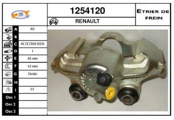 SNRA 1254120 Гальмівний супорт