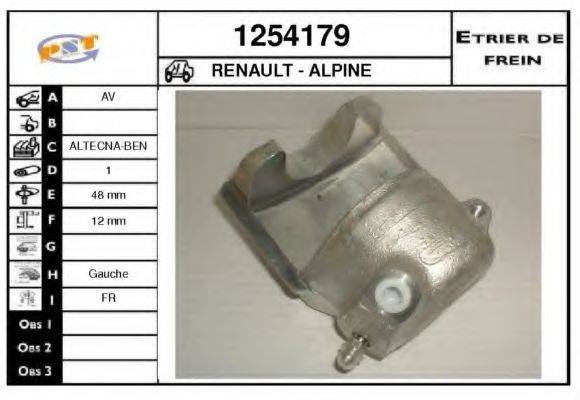 SNRA 1254179 Гальмівний супорт