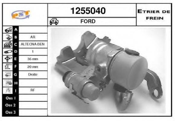 SNRA 1255040 Гальмівний супорт