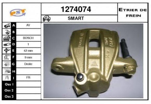 SNRA 1274074 Гальмівний супорт