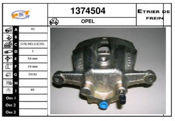 SNRA 1374504 Гальмівний супорт