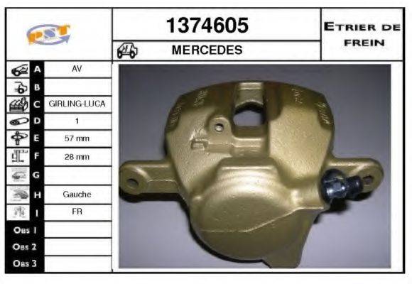 SNRA 1374605 Гальмівний супорт