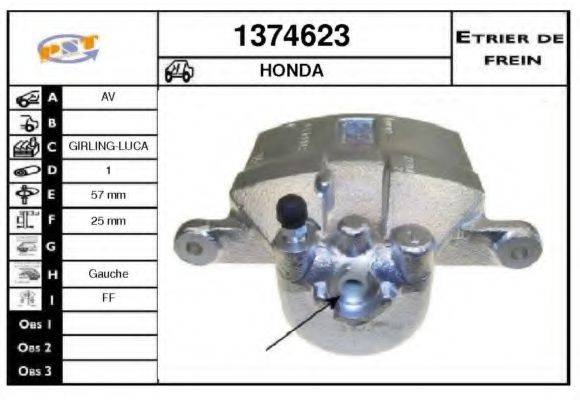 SNRA 1374623 Гальмівний супорт