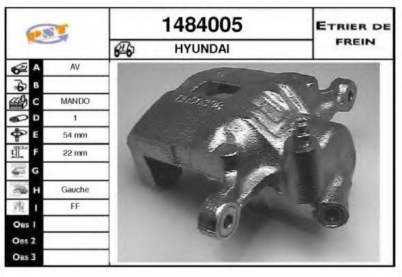 SNRA 1484005 Гальмівний супорт