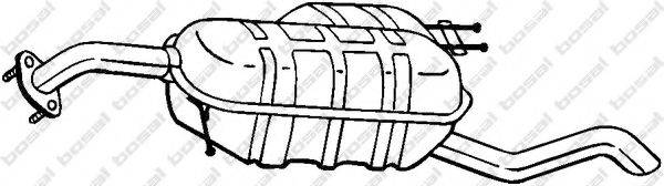 BOSAL 169043 Глушник вихлопних газів кінцевий