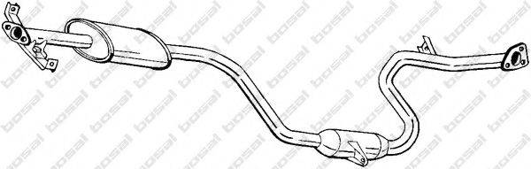 BOSAL 285279 Середній глушник вихлопних газів