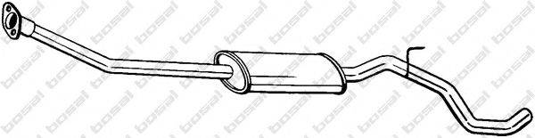 BOSAL 286277 Середній глушник вихлопних газів