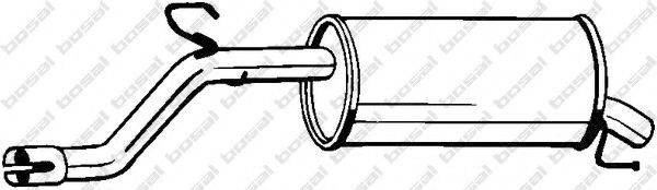 BOSAL 185683 Глушник вихлопних газів кінцевий