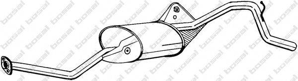 BOSAL 283099 Глушник вихлопних газів кінцевий