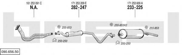 BOSAL 09065650 Система випуску ОГ