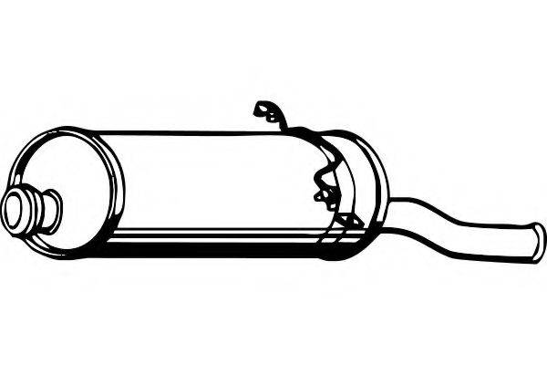 FENNO P1808 Глушник вихлопних газів кінцевий
