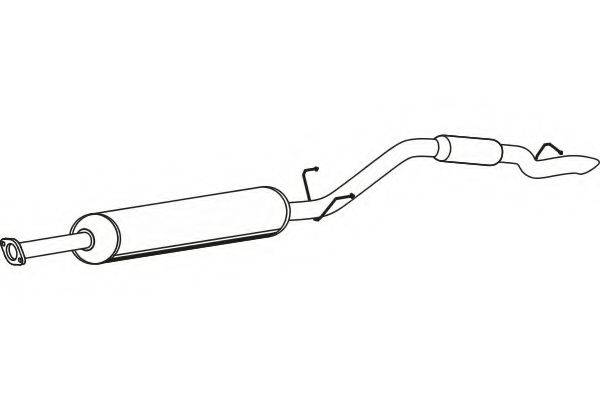 FENNO P2020 Глушник вихлопних газів кінцевий
