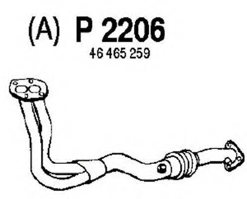 FENNO P2206 Труба вихлопного газу