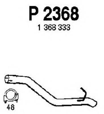 FENNO P2368 Труба вихлопного газу