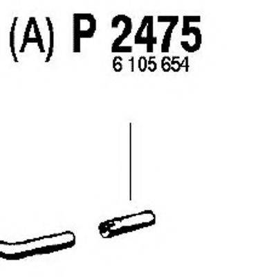 FENNO P2475 Труба вихлопного газу