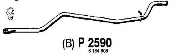 FENNO P2590 Труба вихлопного газу