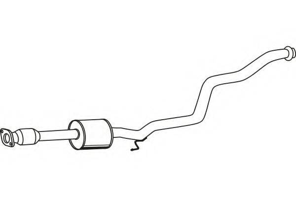 FENNO P3172 Середній глушник вихлопних газів