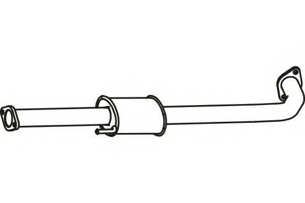 FENNO P3180 Середній глушник вихлопних газів