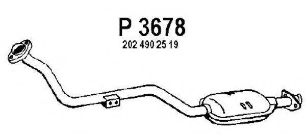 FENNO P3678 Труба вихлопного газу