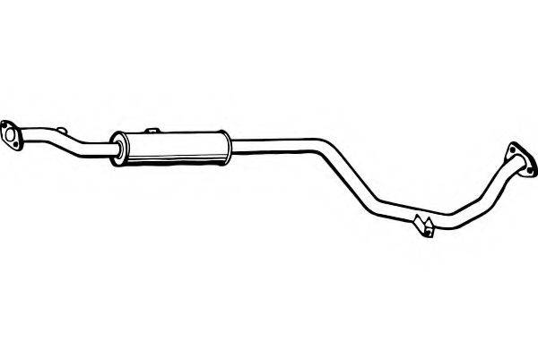 FENNO P3914 Середній глушник вихлопних газів