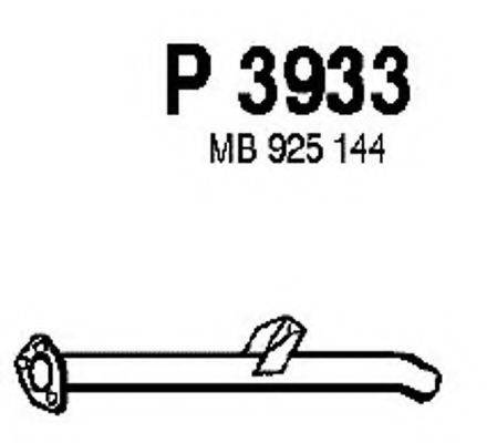 FENNO P3933 Труба вихлопного газу