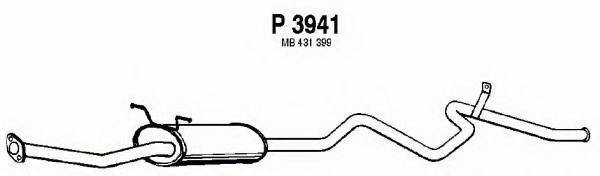 FENNO P3941 Глушник вихлопних газів кінцевий