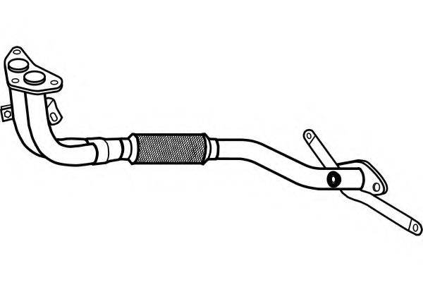 FENNO P3968 Труба вихлопного газу