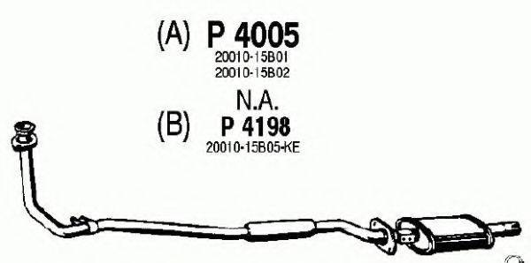 FENNO P4005 Передглушувач вихлопних газів