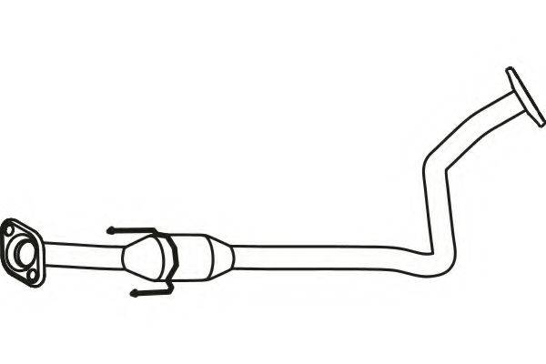 FENNO P41005 Середній глушник вихлопних газів