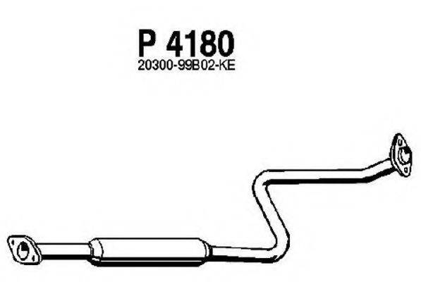 FENNO P4180 Середній глушник вихлопних газів