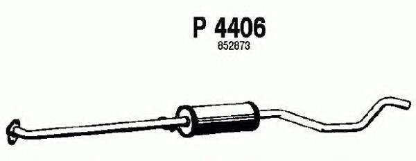 FENNO P4406 Середній глушник вихлопних газів