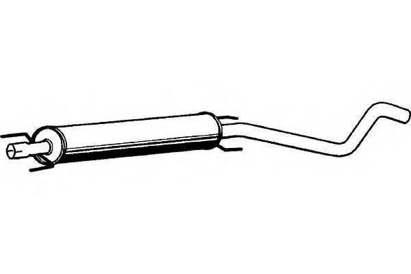 FENNO P4589 Середній глушник вихлопних газів