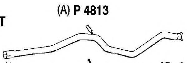 FENNO P4813 Труба вихлопного газу