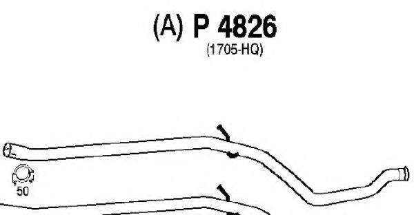 FENNO P4826 Труба вихлопного газу