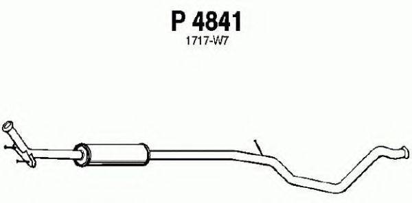 FENNO P4841 Середній глушник вихлопних газів