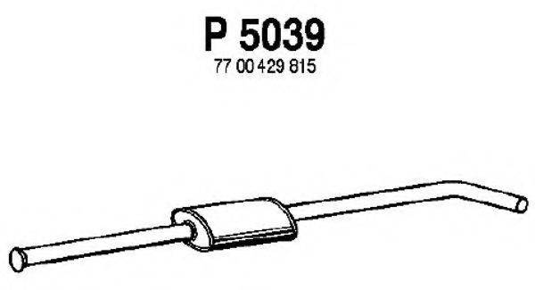 FENNO P5039 Середній глушник вихлопних газів