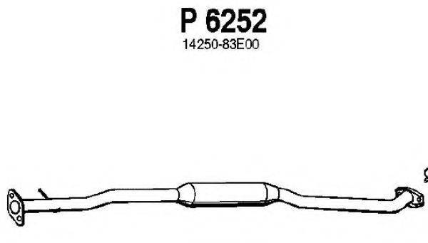 FENNO P6252 Середній глушник вихлопних газів