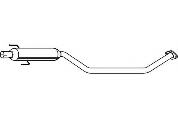 FENNO P6556 Середній глушник вихлопних газів