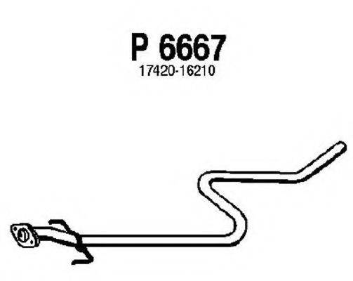 FENNO P6667 Труба вихлопного газу