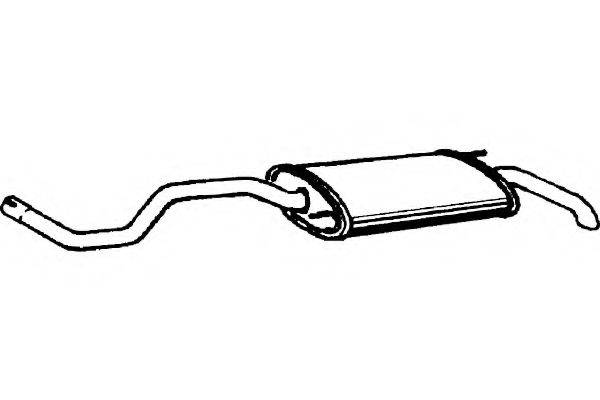 FENNO P7422 Глушник вихлопних газів кінцевий