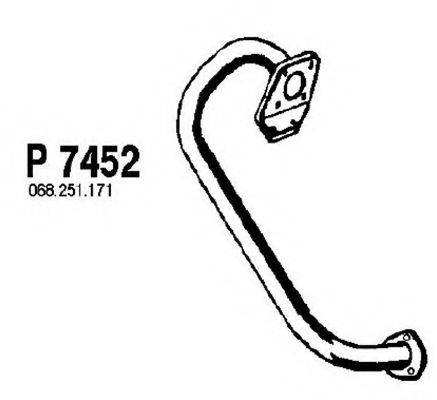 FENNO P7452 Труба вихлопного газу