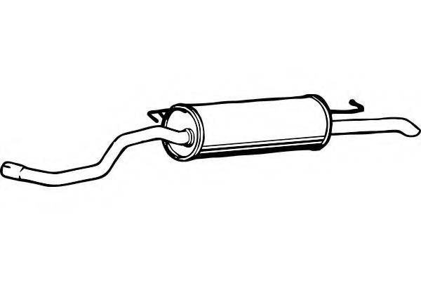 FENNO P7526 Глушник вихлопних газів кінцевий