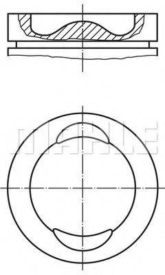 PERFECT CIRCLE 56105080 Поршень