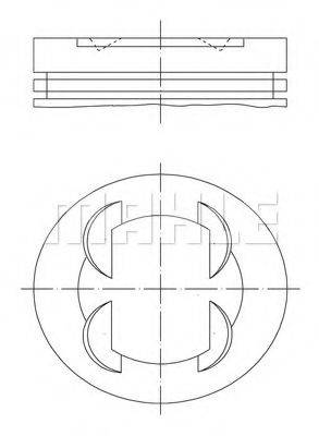 PERFECT CIRCLE 56037180 Поршень