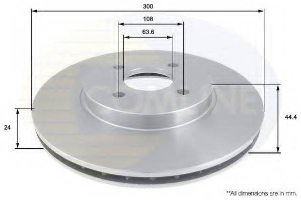 COMLINE ADC1220V гальмівний диск