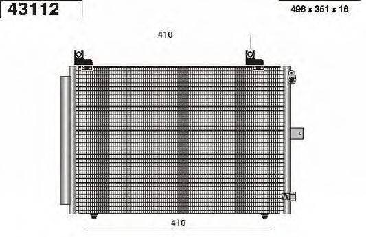 AHE 43112 Конденсатор, кондиціонер