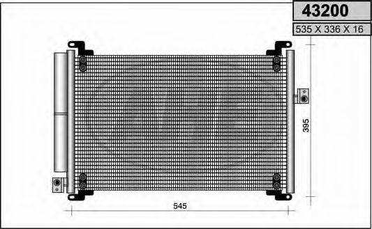 AHE 43200 Конденсатор, кондиціонер